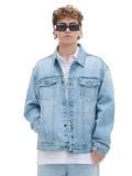 Jasnoniebieska kurtka jeansowa - niebieski - CROPP - small1