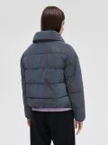 Piumino puffer con effetto olografico - viola scuro - CROPP - small4