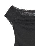 Csipkés fekete top - fekete - CROPP - small3