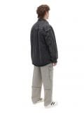 Ciemna jeansowa koszula - szary - CROPP - small4