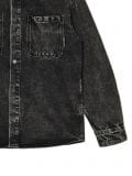 Ciemna jeansowa koszula - szary - CROPP - small5
