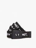 Pasek z napisami - czarny - CROPP - small3