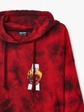 Hanorac cu efect tie-dye - roșu - CROPP - small5