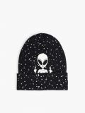 Mütze mit Applikation - Schwarz - CROPP - small1