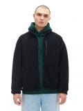 Rozpinana bluza polarowa - czarny - CROPP - small1