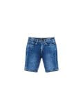 Jeansowe szorty regular z efektem sprania - niebieski - CROPP - small4