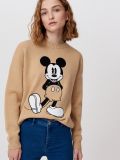 Pullover mit Mickey Mouse-Applikation - Beige - CROPP - small1
