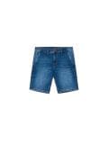 Ciemnoniebieskie jeansowe szorty - granatowy - CROPP - small1