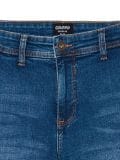 Ciemnoniebieskie jeansowe szorty - granatowy - CROPP - small2