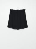 Pantaloni scurți cu pliuri în talie - negru - CROPP - small6