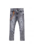 Szare jeansy skinny z rozdarciami - jasny szary - CROPP - small1
