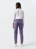 Jeansy mom z wysokim stanem - purpurowy - CROPP - small3