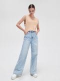 Джинси wide leg - синій - CROPP - small1
