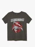 Tricou cu imprimeu Scorpions - gri-închis - CROPP - small1