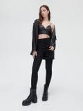 Spodnie skinny z wysokim stanem - szary - CROPP - small3
