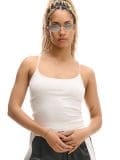Top na bretele - white - CROPP - small1