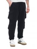 Czarne dresowe joggery z kieszeniami cargo - czarny - CROPP - small5