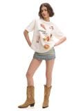 Camiseta estampada - crema - CROPP - small3