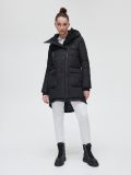 Steppmantel mit Kapuze - Schwarz - CROPP - small1