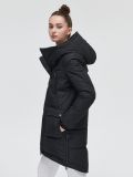 Steppmantel mit Kapuze - Schwarz - CROPP - small2
