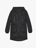Steppmantel mit Kapuze - Schwarz - CROPP - small4