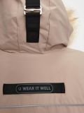 Ocieplana parka z kapturem - kremowy - CROPP - small6