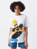 T-Shirt Johnny Bravo - Weiß - CROPP - small1