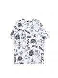 T-Shirt mit Print All Over Punk Rock - Weiß - CROPP - small1