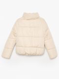 Pikowana kurtka puffer - kremowy - CROPP - small6