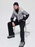 Geacă lucioasă cu glugă - negru - CROPP - small2