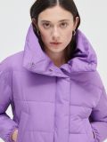 Pikowana kurtka puffer - fioletowy - CROPP - small1