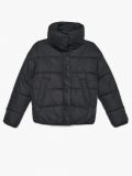 Pikowana kurtka puffer - czarny - CROPP - small1