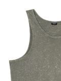 Tank top typu basic - zielony - CROPP - small3