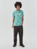 Tričko s potiskem Rick and Morty - mátově zelená - CROPP - small2