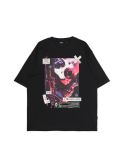 T-Shirt mit Aufdruck - Schwarz - CROPP - small1
