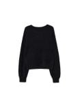 Puszysty czarny sweter - czarny - CROPP - small5