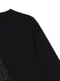 T-shirt oversize z printem - czarny - CROPP - small3