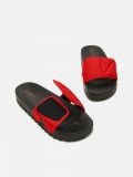 Tépőzáras papucs - piros - CROPP - small1