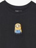 Koszulka z nadrukiem Minions - czarny - CROPP - small5
