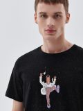 Koszulka z nadrukiem BoJack Horseman - czarny - CROPP - small2