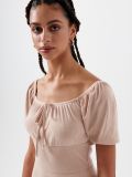Rochie mini din jerseu - bej - CROPP - small2