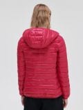 Pikowana kurtka puffer - różowy - CROPP - small3