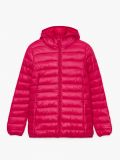 Pikowana kurtka puffer - różowy - CROPP - small4