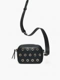 Torebka z metalowymi detalami - czarny - CROPP - small1