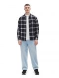 Czarna flanelowa koszula w kratę - czarny - CROPP - small1