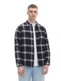 Czarna flanelowa koszula w kratę - czarny - CROPP - small2