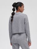 Dzianinowy sweter oversize - jasny szary - CROPP - small3