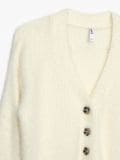 Puszysty kardigan - kremowy - CROPP - small6
