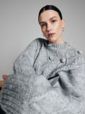 Pulover cu aplicație decorativă - gri-închis - CROPP - small5