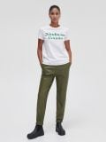 Joggery z imitacji skóry - zielony - CROPP - small1